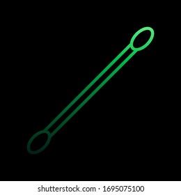 Cotton swab nolan icon. Simple thin line, outline vector of medical icons for ui and ux, website or mobile application