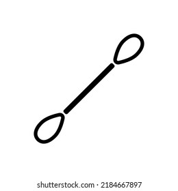 Vector de ícono simple de algodón. Diseño plano.ai