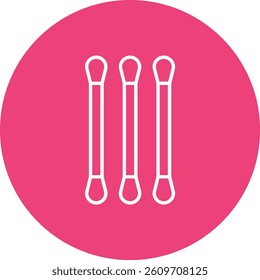 Cotton Swab vector icon. Can be used for printing, mobile and web applications.
