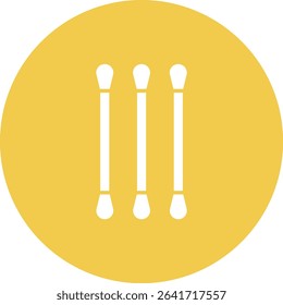 Cotton Swab vector icon. Can be used for printing, mobile and web applications.