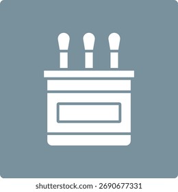 Icono de Vector de algodón. Se puede utilizar para aplicaciones de impresión, móviles y de Web.