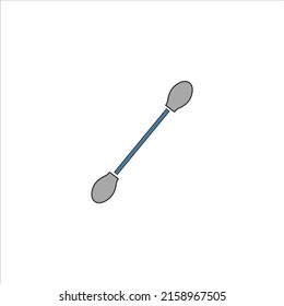 cotton swab vector type icon