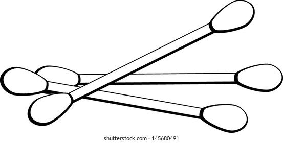 Картинка ватные палочки для детей на прозрачном фоне