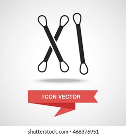 Cotton swabs icon