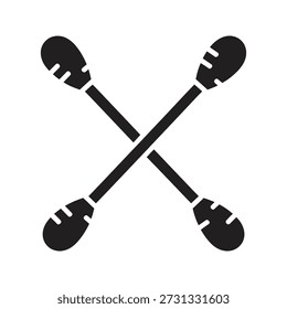 Ícone de esfregaços de algodão ilustração vetorial mostrando botões de orelha ferramenta de higiene limpeza cuidado sanitário médico beleza conceito isolado branco fundo design elemento