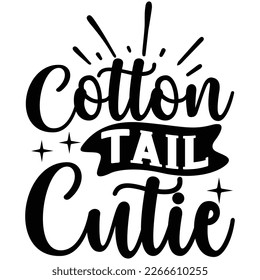 cotton tail cutie t shirt design