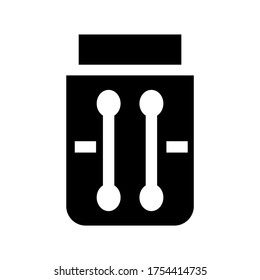 cotton-buds icon or logo isolated sign symbol vector illustration - high quality black style vector icons
