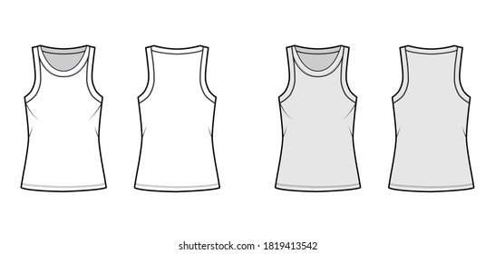 767 Tank top ladies grey color Images, Stock Photos & Vectors ...