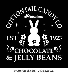 Cottontail Candy Company  Candy Shirt,Farmhouse Spring Sign, Rustic Sign  file for cricut