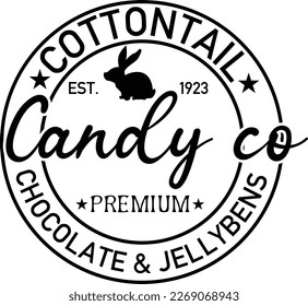 cottontail est 1923 candyco premium chocolate jellybens