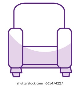 couch home isolated icon