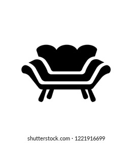 Couch icon. Trendy Couch logo concept on white background from Furniture and Household collection. Suitable for use on web apps, mobile apps and print media.