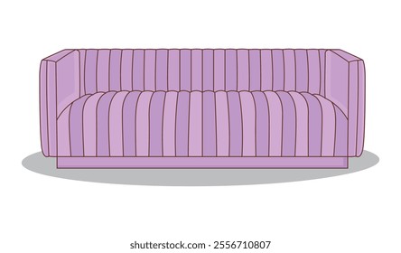 couch long sofa green purple