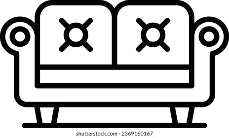 Couch Pixel Perfect Detail Icon