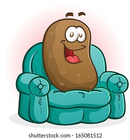 Couch Potato Cartoon Character