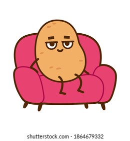 Funny Couch Quote - Couch Potato - Pillow