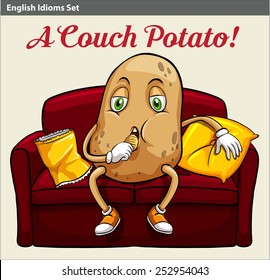 A Couch Potato Idiom