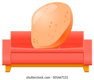 Couch Potato Vector Icon