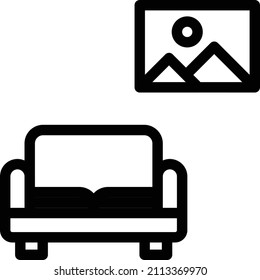 Couch Vector illustration on a transparent background.Premium quality symmbols.Stroke vector icon for concept and graphic design.