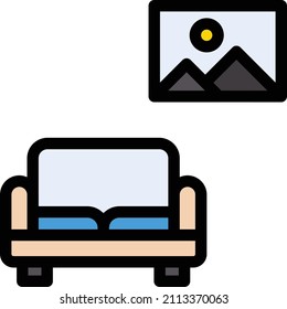 Couch Vector illustration on a transparent background.Premium quality symmbols.Stroke vector icon for concept and graphic design.