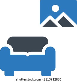 Couch Vector illustration on a transparent background.Premium quality symmbols.Glyphs vector icon for concept and graphic design.