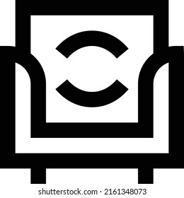 ilustración de vectores de sofá en un fondo transparente.Símbolos de calidad premium.Iconos vectores de trazo para el diseño de conceptos y gráficos.