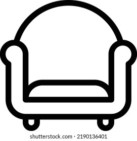 couch Vector illustration on a transparent background.Premium quality symbols.Thin line vector   icon for concept and graphic design.