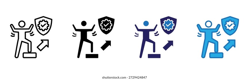Coucorage Icon Multi Style Vector Illustration