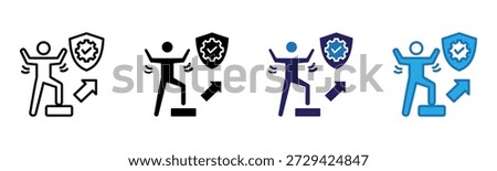 Coucorage Icon Multi Style Vector Illustration