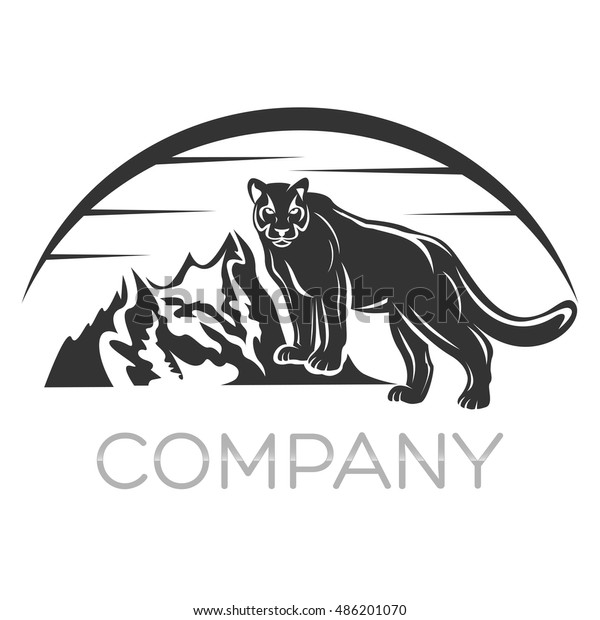 Cougar Logo Stock Vector (Royalty Free) 486201070