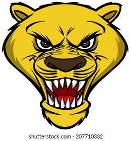 Cougar Mascot Head