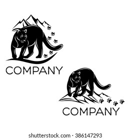 cougar and mountains logo