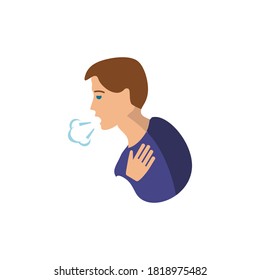 Cough icon. Simple element from allergy collection. Creative Cough icon for web design, templates, infographics and more