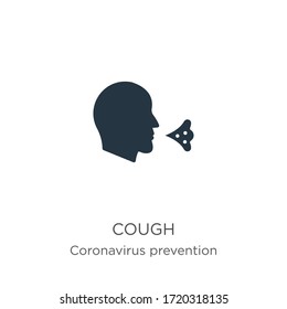 Cough Icon Vector Trendy Flat Cough Stock Vector (Royalty Free ...