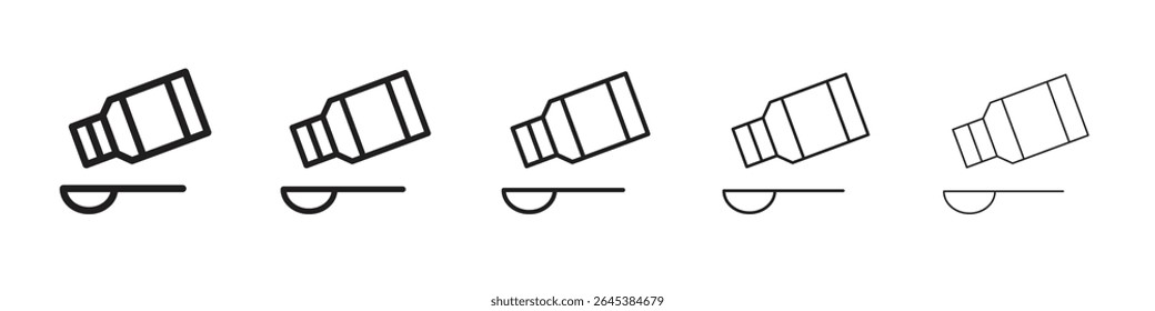 cough syrup icon vector illustration isolated