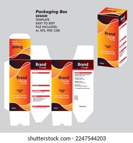 cough syrup packaging Cough Box