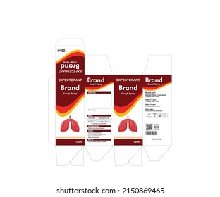 cough syrup packaging Box Brand Medicine Syrup Packaging Template 29 4
