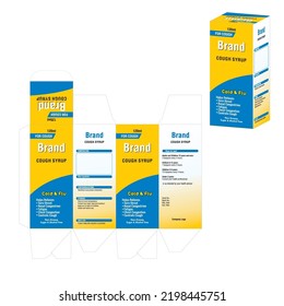 cough syrup packaging Box packaging design 06 09 2022