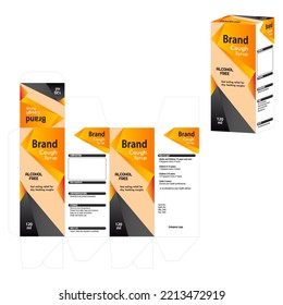cough syrup packaging Box Design 03 10 2022
