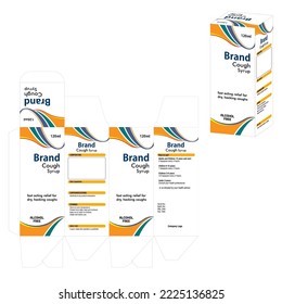empaquetado de jarabe para tos Cables Cables para tos Diseño 5 11 2022