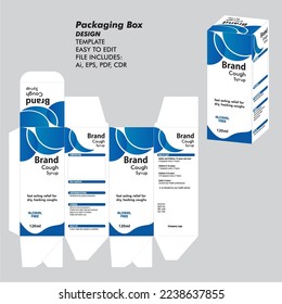 cough syrup packaging Cough Box Design 