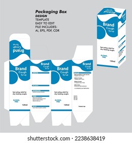 cough syrup packaging Cough Box Design