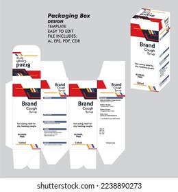 cough syrup packaging Cough Box Design