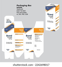 cough syrup packaging Cough Box Design 