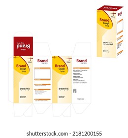 cough syrup packaging cough syrup d Box