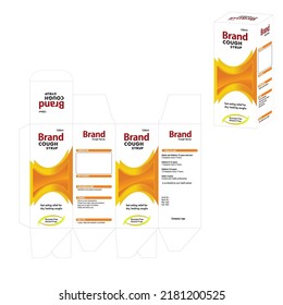 cough syrup packaging cough syrup d Box