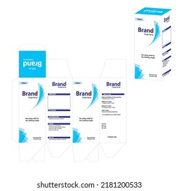 Husten Sirup Verpackung Husten Sirup d Box