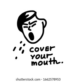 1,237 Cover Your Mouth Images, Stock Photos & Vectors | Shutterstock