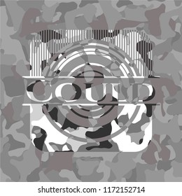 Could on grey camo texture