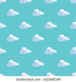 could on sky seamless background